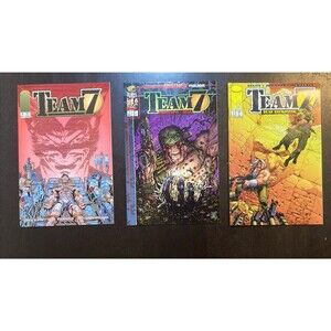Team 7: Assorted Set of 3, Image Comics (1994-96) Dead Reckoning 1st Print